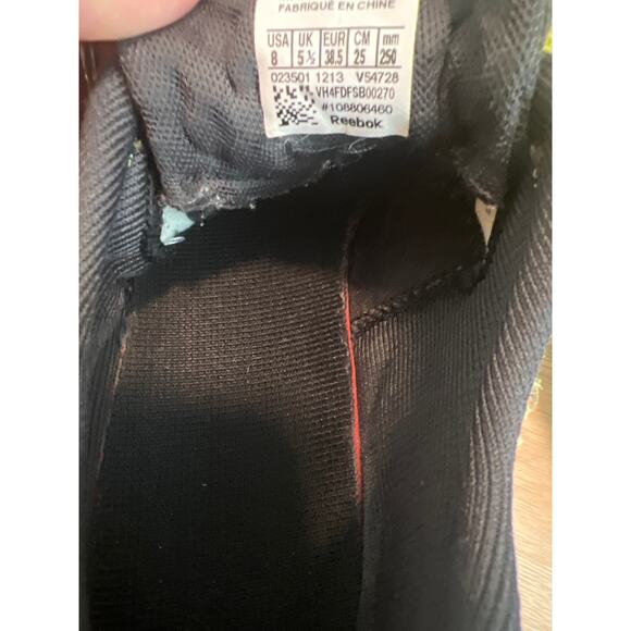 REEBOK Zquick TR Punch Women`s Size 8 - Yellow Running Shoes - Picture 8 of 8